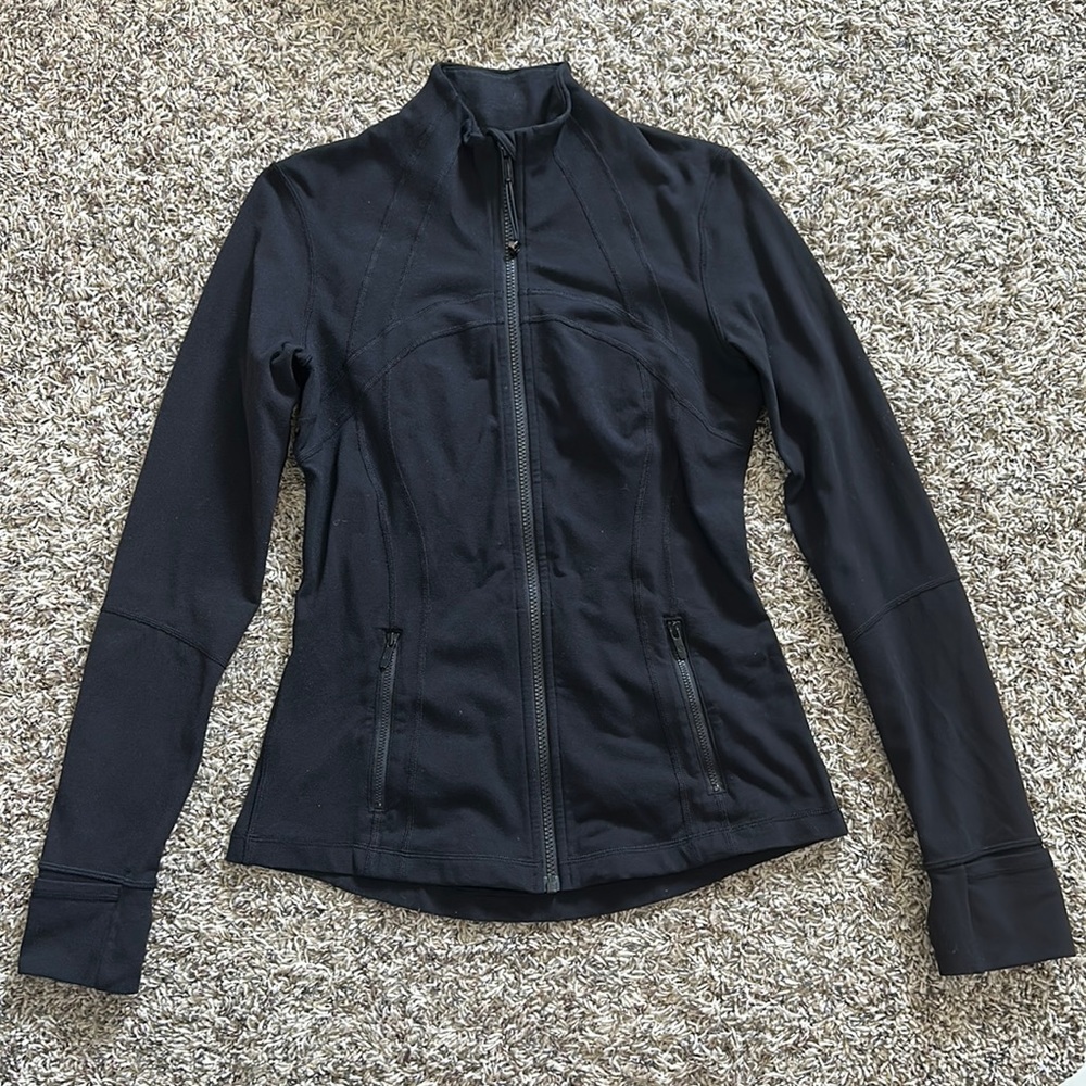 Black Lululemon Define Jacket Size 8